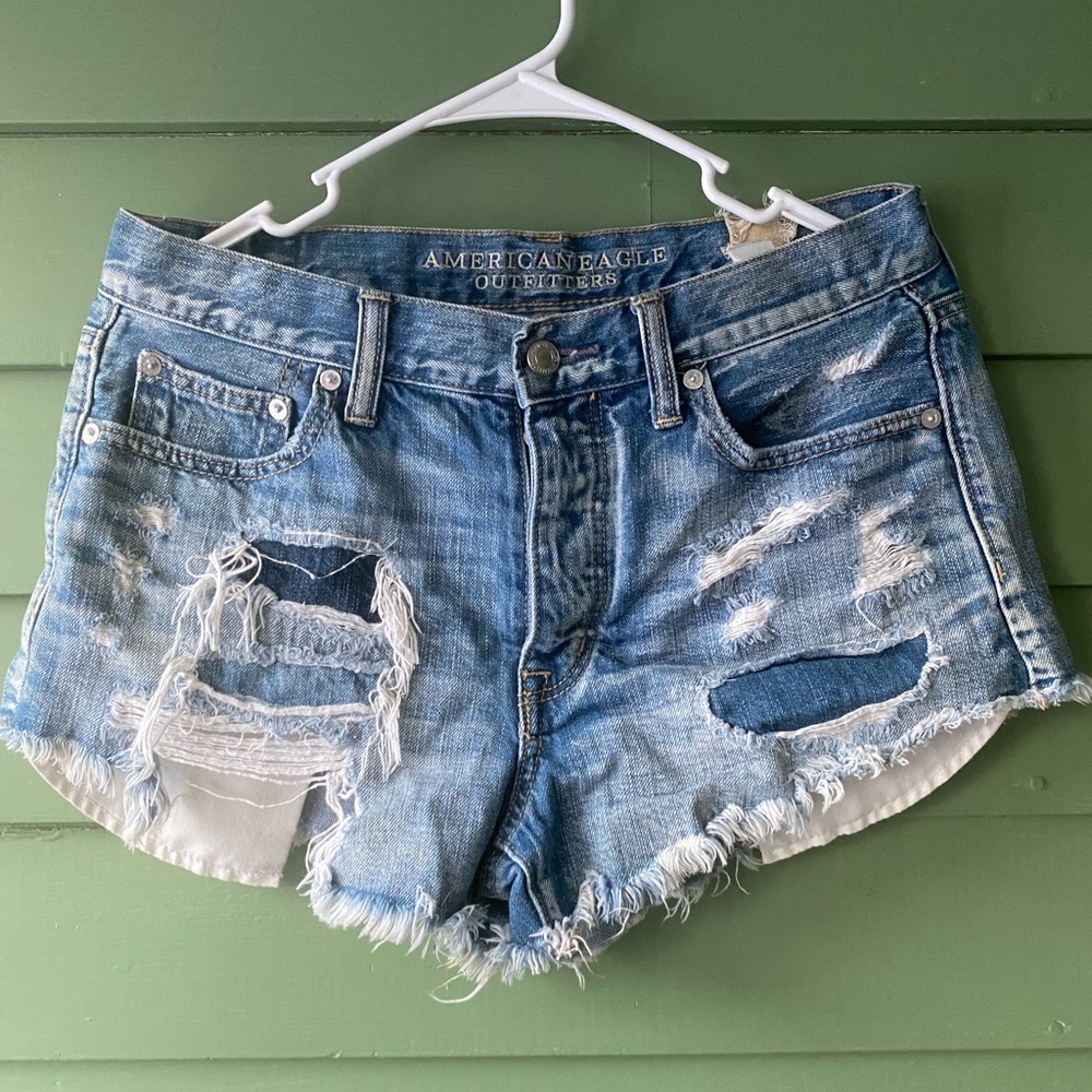 American eagle jean shorts